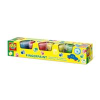 SES vingerverf primaire kleuren, 4x110ml - thumbnail