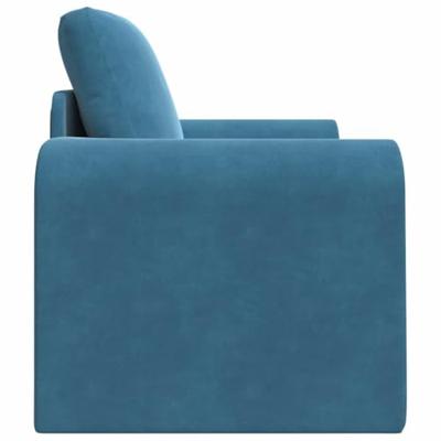 Slaapbank Blauw 98 x 71 x 83 cm Fluweel