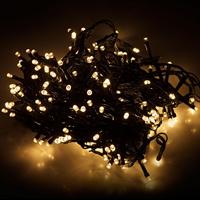S.I.A. LED Verlichting 320LEDs 240 cm Warm Wit Licht Zwart - thumbnail