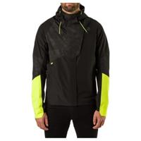 Tech Regenjas Commuter Heren Hi-vis & Reflection Black - thumbnail