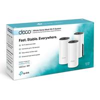 TPLINK Deco M4 Whole Home Mesh Wi-Fi System | DECOM43PACK - thumbnail
