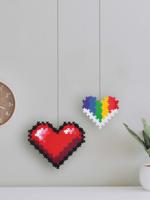 Plus-Plus puzzle by number hart: 250 stuks (3911) - thumbnail