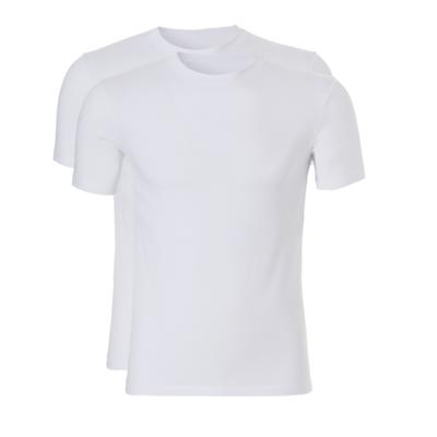 Ten Cate Men Stretch T-Shirt Round Neck White Two Pack (32326)