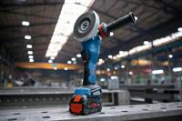 Bosch Blauw GWX 18V-15 P Accu Haakse slijper | 125 mm | excl. accu en lader 06019H6F00 - thumbnail