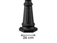 KonstSmide Klassieke tuinlantaarnFirenze zwart - 7233-750 - thumbnail