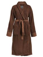 Essenza Essenza Connect Organic Uni bathrobe XS Leather brown - thumbnail
