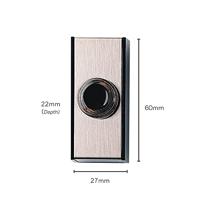 Enzo Friedland Beldrukker Gem Friedland RVS zwart 8419930 - thumbnail