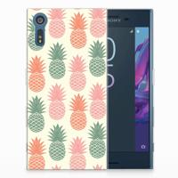 Sony Xperia XZs | XZ Siliconen Case Ananas - thumbnail