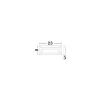 Lyora WandlampPulsar grijs 23cm - 811502 - thumbnail