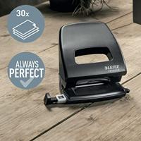 Leitz NeXXt Recycle perforator, zwart - thumbnail