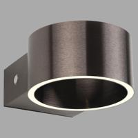 Paul Neuhaus Oplaadbare wandlampPure Akku Clipse Donker bruin geborstel - 8560-34 - thumbnail