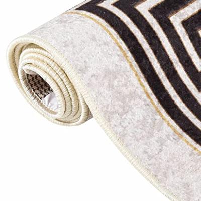 Vloerkleed wasbaar anti-slip 190x300 cm lichtbeige Vloerkleed wasbaar anti-slip 190x300 cm lichtbeige