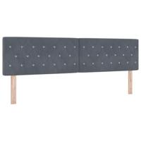 Boxspringbed met matras fluweel donkergrijs Super King - thumbnail
