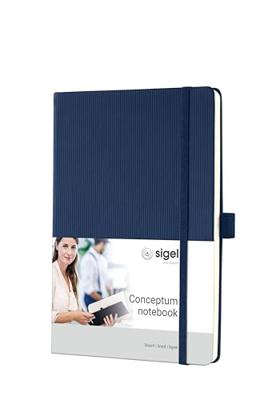 Sigel SI-CO657 Notitieboek Conceptum Pure Hardcover A5 Donkerblauw Gelinieerd