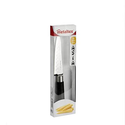 Metaltex asia vleesmes 23 cm zwart/rvs