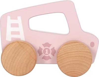 Small Foot - houten duwautootje roze