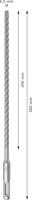 Bosch Accessoires PRO SDS plus-5X Hammer Drill Bit | 6.5 x 200 x 260 mm | 10 pcs - 2608833896 - thumbnail