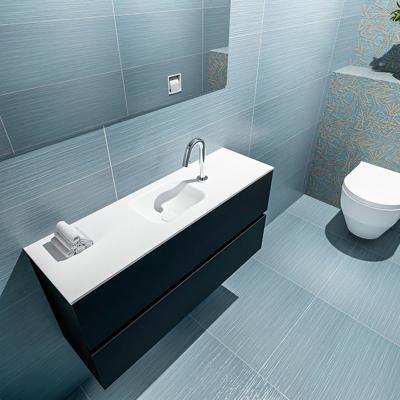 MONDIAZ ADA 100cm toiletmeubel urban. LEX wastafel talc midden 1 kraangat MONDIAZ ADA 100cm toiletmeubel urban. LEX wastafel talc midden 1 kraangat