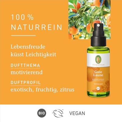 Primavera Roomspray good mood 50 Milliliter Primavera Roomspray good mood 50 Milliliter