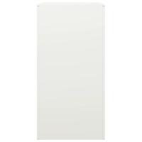 Haardhoutrek 60x40x80 cm staal wit - thumbnail