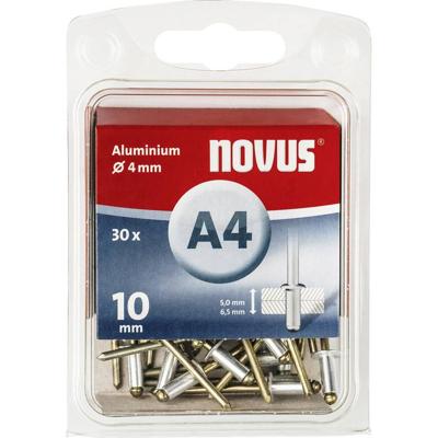 Novus Blindklinknagel A4 X 10mm | Alu SB | 30 stuks - 045-0025 045-0025