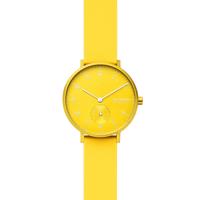 Horlogeband Skagen SKW1122 / SKW2820 Silicoon Geel 16mm - thumbnail