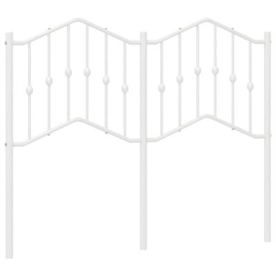 Hoofdbord 120 cm metaal wit Hoofdbord 120 cm metaal wit
