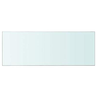Wandschap transparant 80x30 cm glas