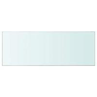 Wandschap transparant 80x30 cm glas - thumbnail