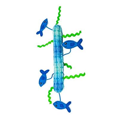 KONG KICKEROO STICKEROO MET KREUKGELUID EN CATNIP BLAUW 26X11,5X2 CM KONG KICKEROO STICKEROO MET KREUKGELUID EN CATNIP BLAUW 26X11,5X2 CM