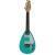 VOX Mark III Teardrop Mini Aqua Green elektrische gitaar in mini-formaat met draagtas - thumbnail