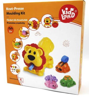 Van Der Doelen Kidland - set met klei vormen en een pers
