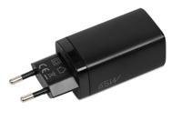 iBOX C-65 Zwart, GaN 65W universele oplader - thumbnail