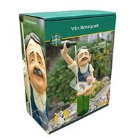 Karaf Vin Bouquet Roestvrij staal - thumbnail