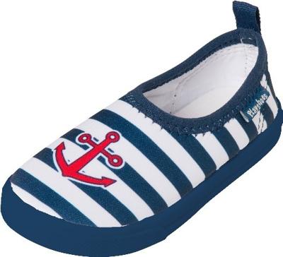 Playshoes waterschoenen navy/wit gestreept Playshoes waterschoenen navy/wit gestreept