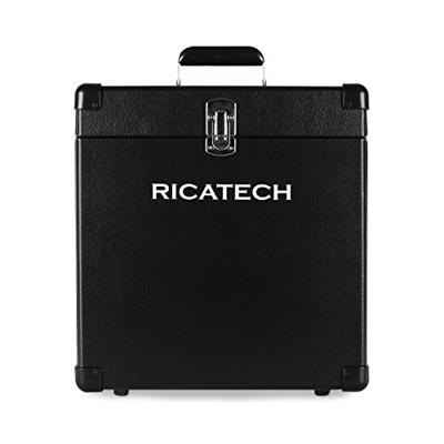 Ricatech RC3491 - Valigetta contenitore per dischi in vinile, colore: Nero Ricatech RC3491 - Valigetta contenitore per dischi in vinile, colore: Nero