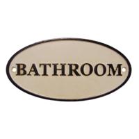 GIETIJZEREN "BADKAMER"-PLAATJE - thumbnail
