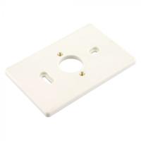 Enzo Montageplaat 2-voudig wit 4050720 - thumbnail