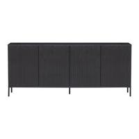 Dressoir Gravure New Grenen Zwart - thumbnail