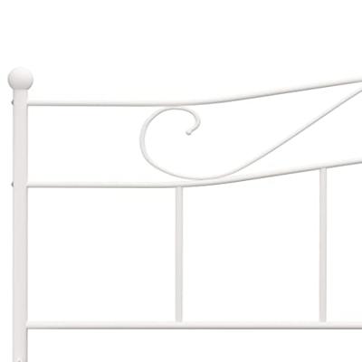 Bedframe metaal wit 180x200 cm