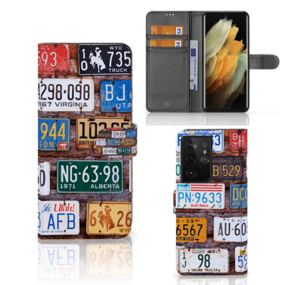 Samsung Galaxy S21 Ultra | Telefoonhoesje met foto | Kentekenplaten