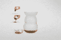 Aromalamp - Wierookbrander met Bloem des Levens - thumbnail