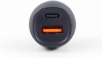 2-poorts USB auto snellader, USB-C PD, 18 W - thumbnail