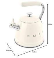 SMEG WKF01CR 50's Style Fluitketel - Creme - thumbnail