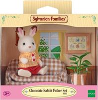 SYLVANIAN FAMILIES 5013 Papa Konijnchocolade en woonkamer - thumbnail