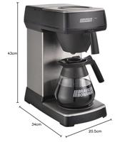 Bravilor Bonamat filterkoffieapparaat Novo met glazen koffiekan - thumbnail