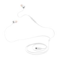 JBL Tune 310 C Bedraade in-ear oortjes met microfoon, met JBL Pure Bass Sound en een 3-knops afstandsbediening, in het wit - thumbnail