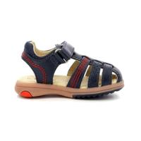 Leren jongenssandalen Platinium KICKERS® marineblauw - thumbnail