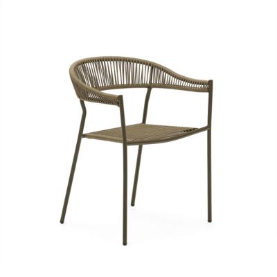 Kave Home Tuinstoel 'Futadera' Geweven touw, kleur Groen Kave Home Tuinstoel 'Futadera' Geweven touw, kleur Groen