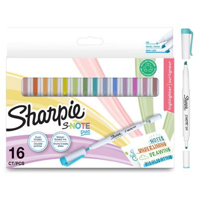 Set Viltstiften Sharpie S-Note Duo Dubbel 16 Onderdelen